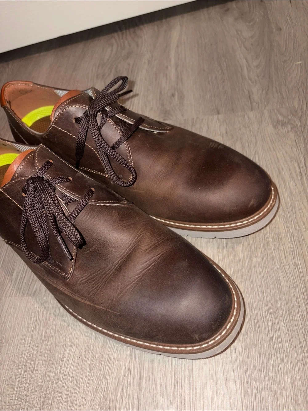 Florsheim Men’s Brown Leather Casual Dress Shoes